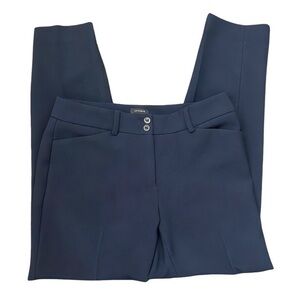 Talbots Hampshire Tailored Trousers Indigo Blue Size 4